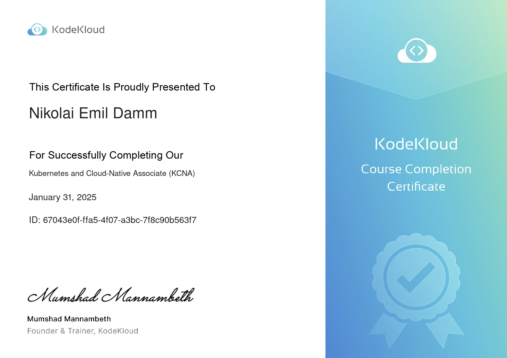 KodeKloud: Kubernetes and Cloud-Native Associate (KCNA)